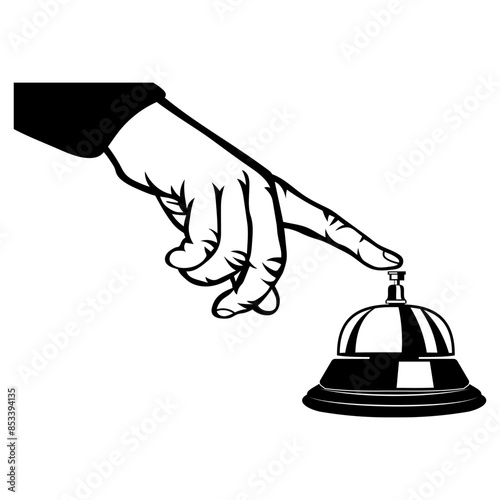 Hand ringing in service bell