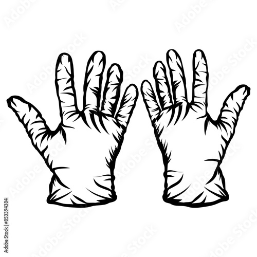 Hands With Gloves