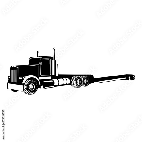 Heavy Equipment Truck Lowboy Trailer