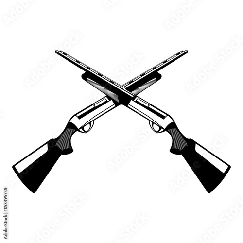 Hunting Gun Logo