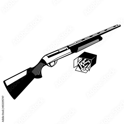 Hunting Gun Logo