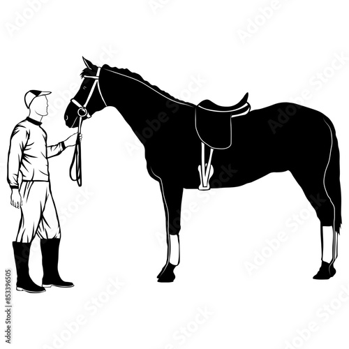 Jockey With Horse Jockey Horse Racing Jockey