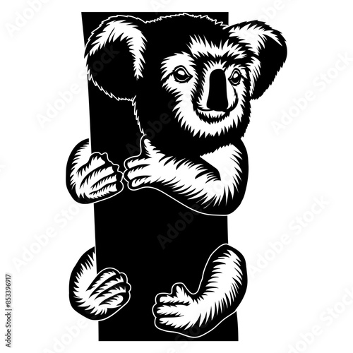 Koala On A Tree