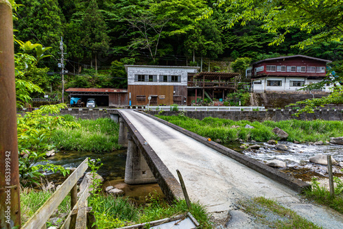 Wallpaper Mural 清流に架かる橋 Torontodigital.ca