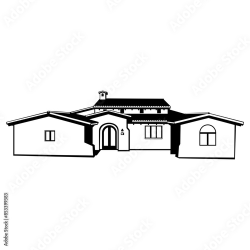 Mexican Ranch House Architecture Real Estate Mexican Ranch