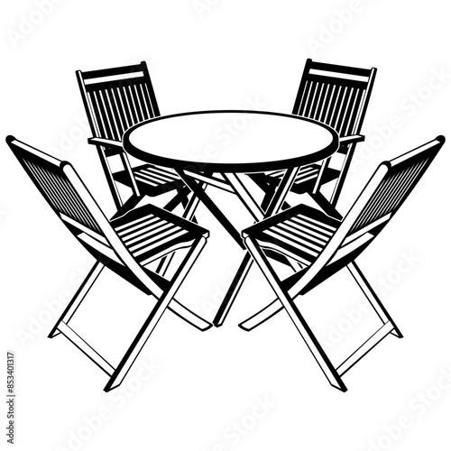 Outside Table and Chairs