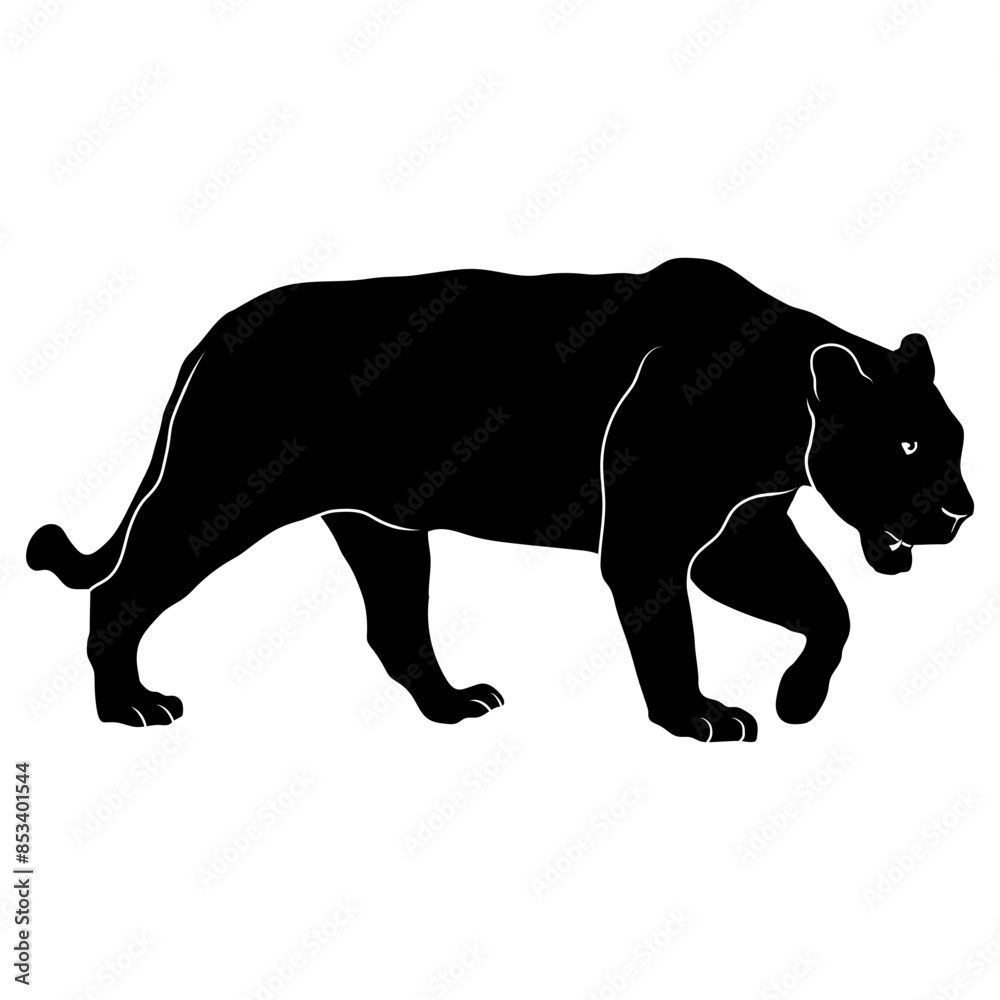 Naklejka premium Panther