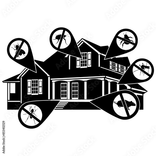 Pest Control Logo  Exterminator Pest Control Company Pest Control