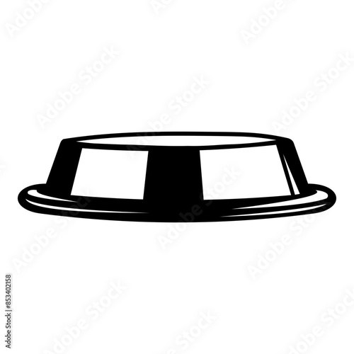 Pet Food In Bowl Empty