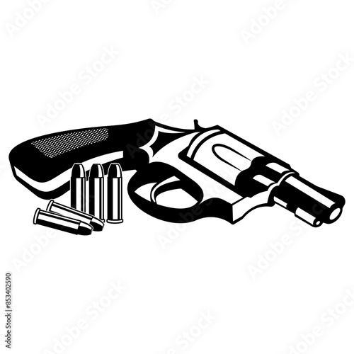 Pistol Gun Logo