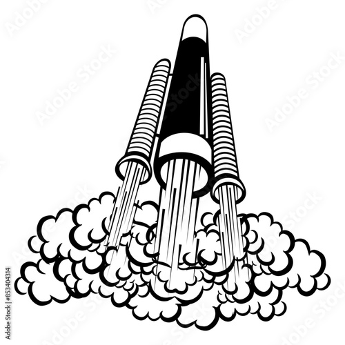 Rocket Blast Off Rocket Launch Space Exploration Rocket Launch