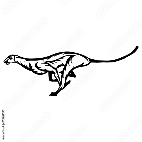 Running Cheetah Very Fast