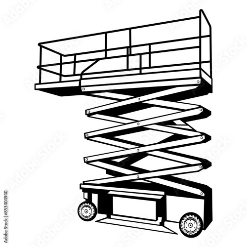 Scissor Lift  Warehouse Equipment Logistics Scissor Lift