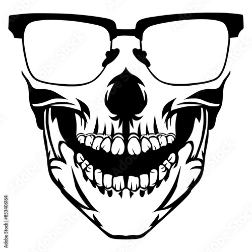Skull In Glasses