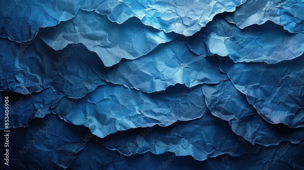 custom made wallpaper toronto digitala close-up of a crumpled blue paper.
