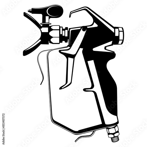 Spray Paint Gun New