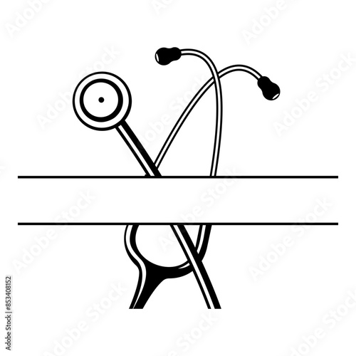 Stethoscope Monogram