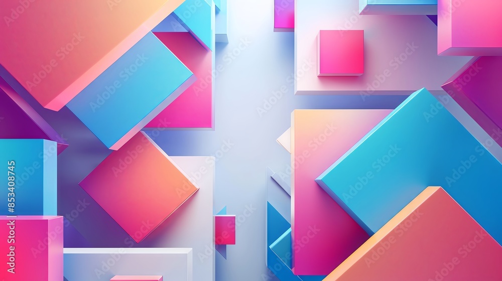Abstract background with vibrant, overlapping squares in pink, blue, and orange hues, creating a dynamic and modern design. Abstract background with vibrant, overlapping squares in pink, blue, and orange hues, creating a dynamic and modern design.
