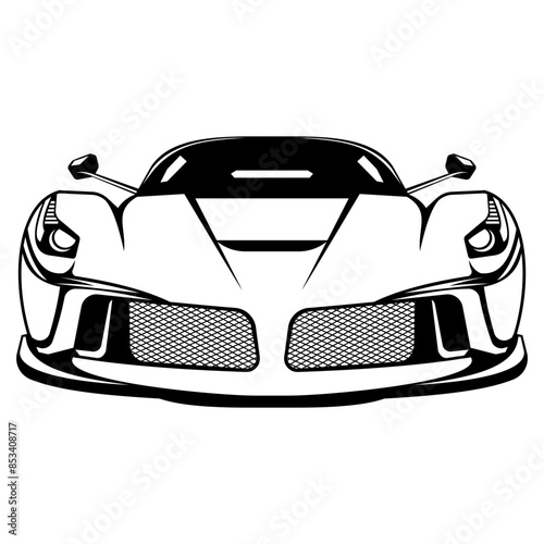 Supercar  Front View