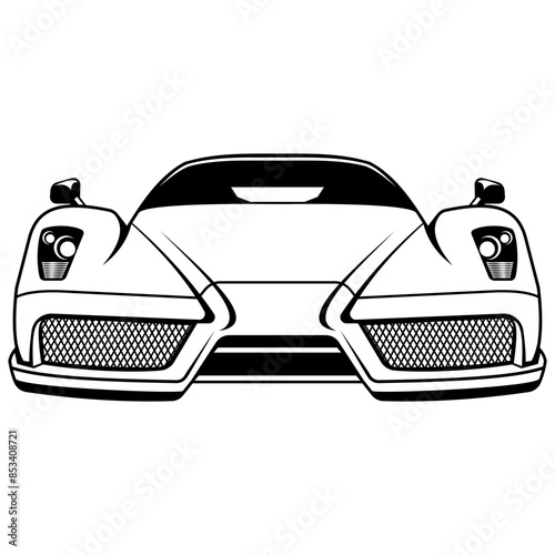 Supercar  Front View