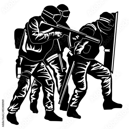 SWAT Team Police Special Forces