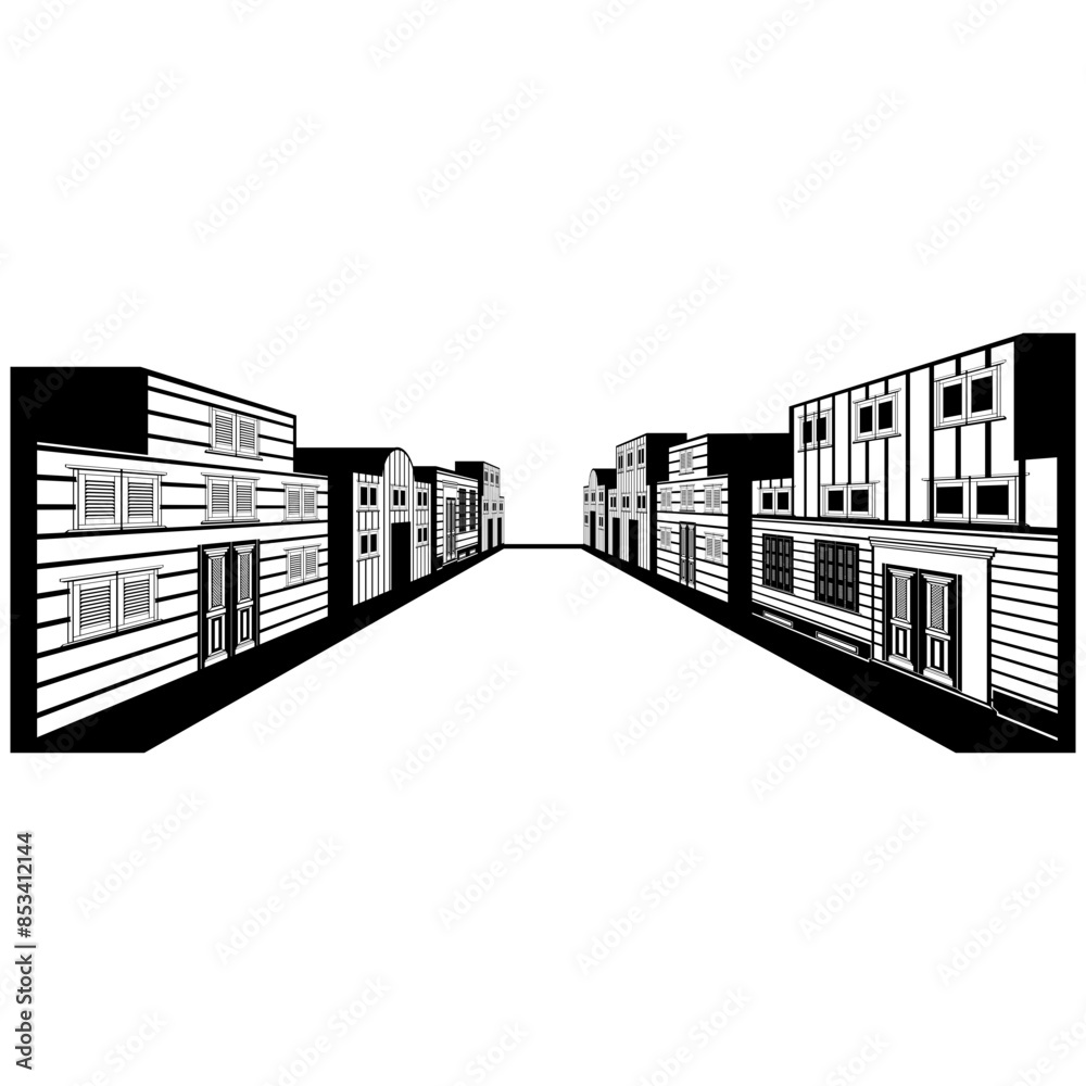 Fototapeta premium Wild West Town