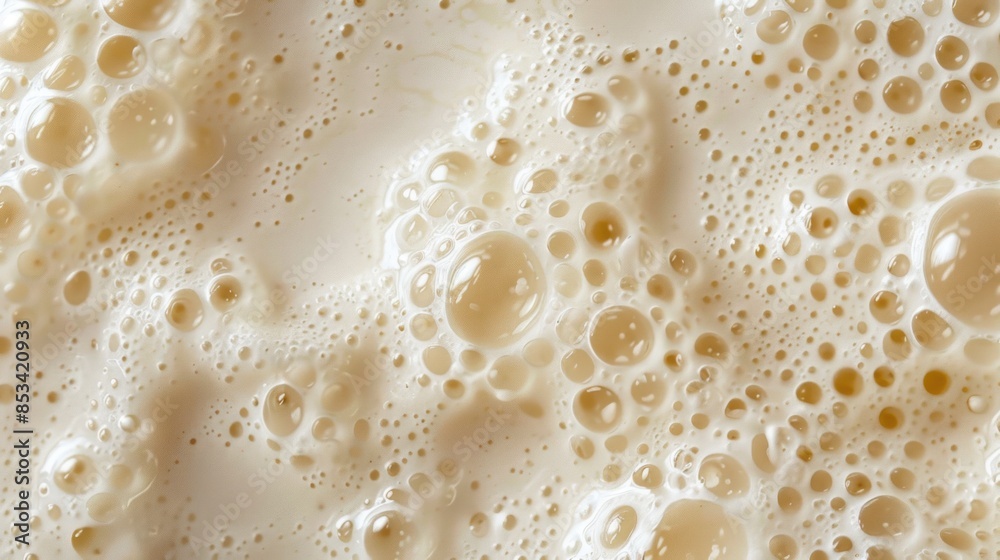 Close-up of Creamy Milk Foam Close-up of Creamy Milk Foam