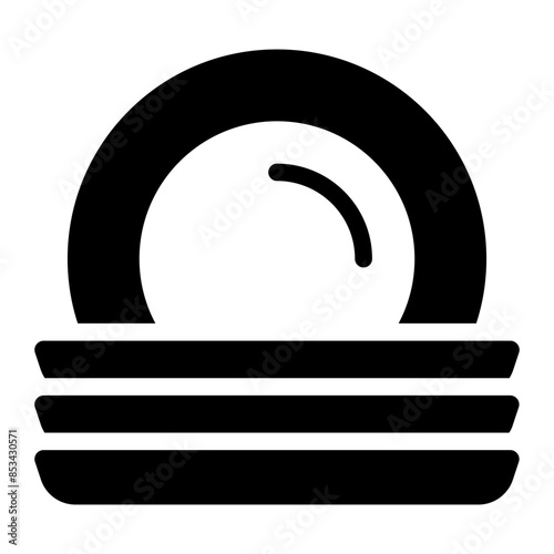 Plates dish icon
