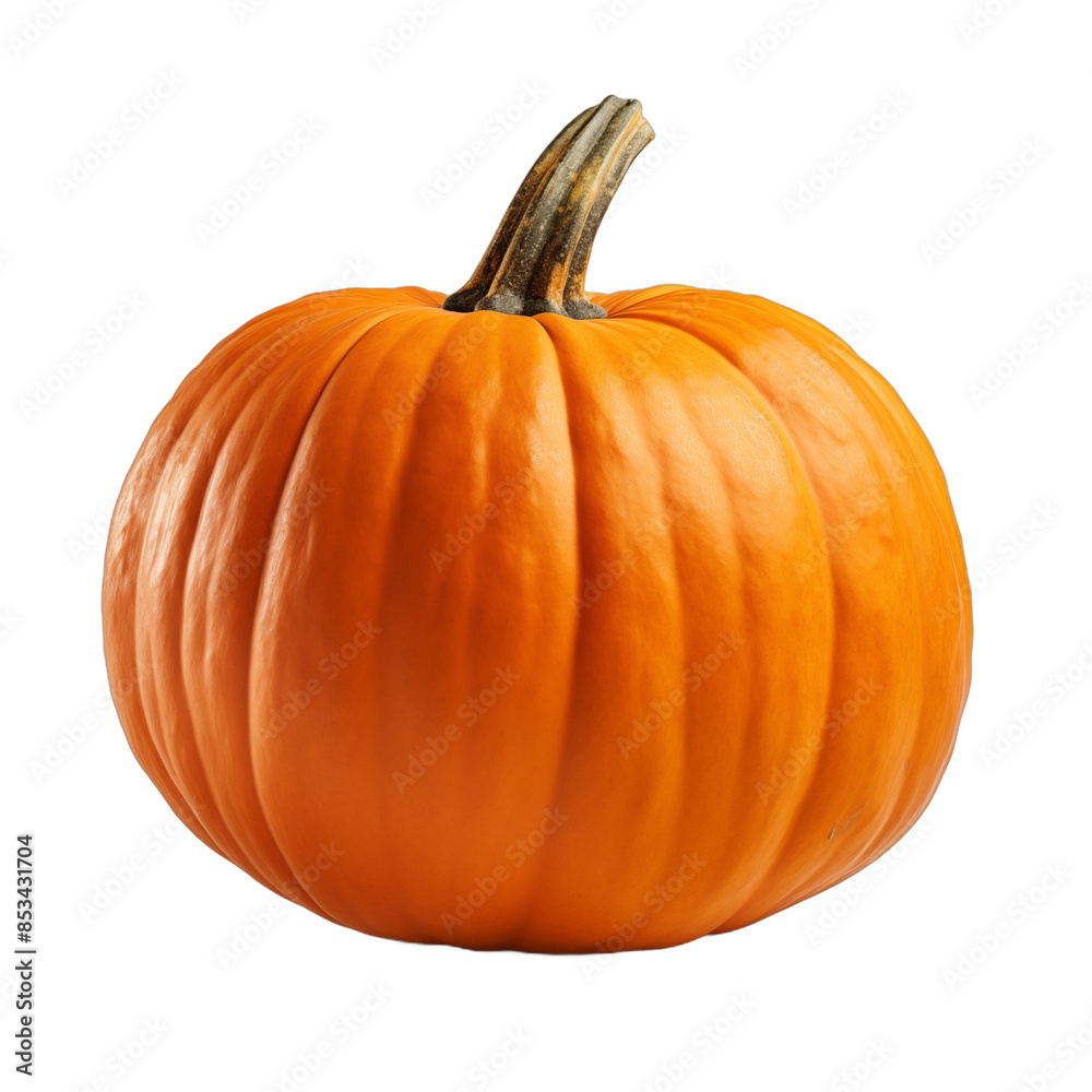 Single pumpkin isolated on white background studio shot Single pumpkin isolated on white background studio shot