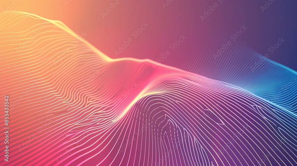 abstract lines background gradient in cyberpank style abstract lines background gradient in cyberpank style