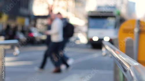 Wallpaper Mural Busy Melbourne Street with Tram Torontodigital.ca