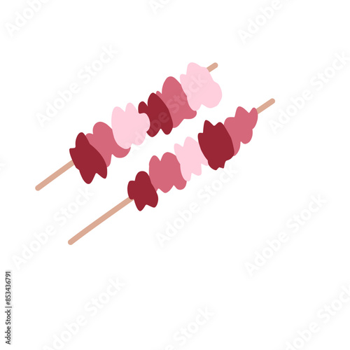 Sate Food illustration, Satay Indonesian Foods, Culinary Food