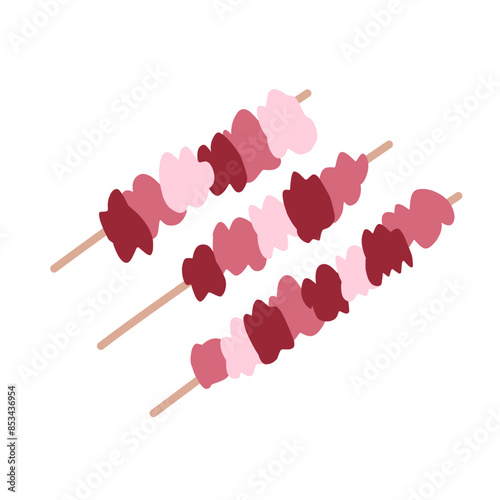 Sate Food illustration, Satay Indonesian Foods, Culinary Food