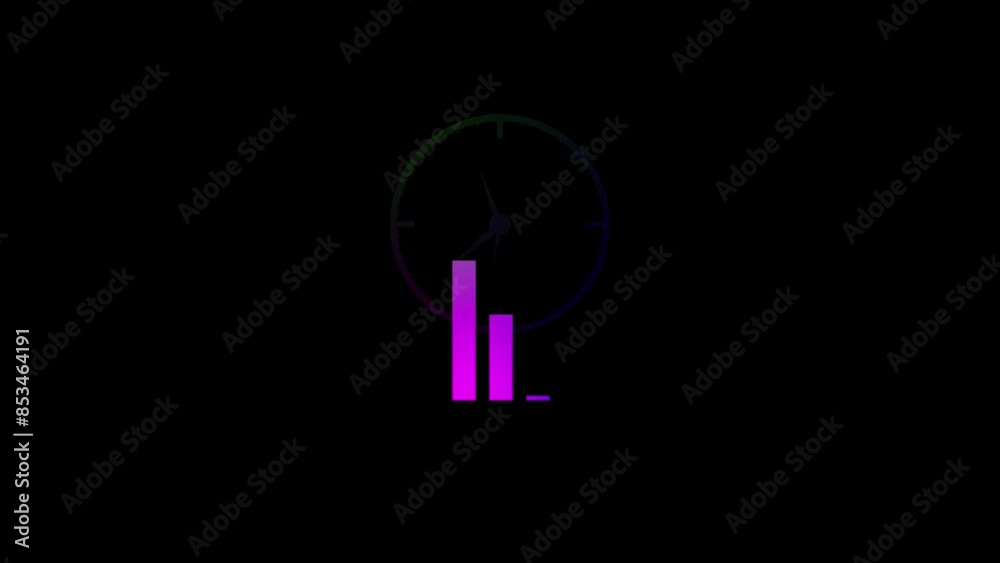 Business chart Corporate Strategy and Objectives Alignment with a clock Business chart Corporate Strategy and Objectives Alignment with a clock