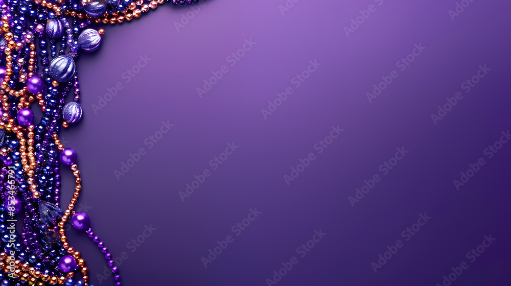 Fototapeta premium Beads decoration background