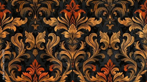 earth tone pattern wallpaper