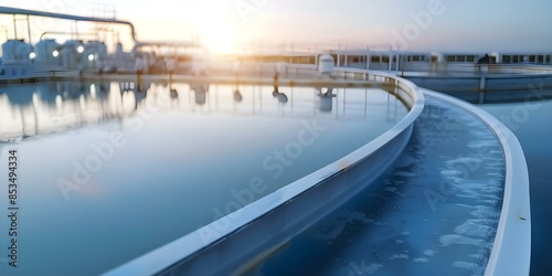 Wallpaper Mural Solar desalination plants A key to a sustainable ecological future. Concept Renewable Energy, Water Conservation, Sustainable Technology, Environmental Innovation, Solar Desalination Torontodigital.ca