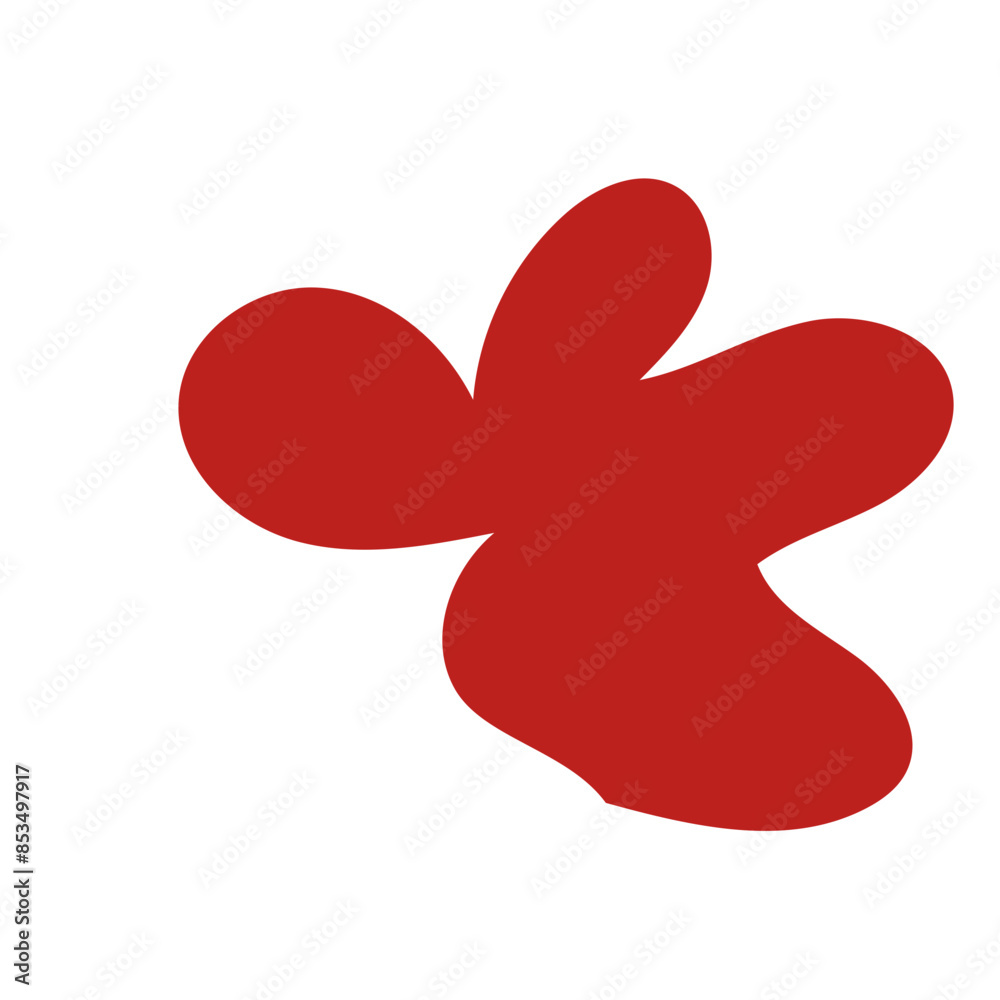 Red abstract shapes vector Red abstract shapes vector