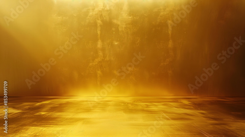 abstract luxury gold gradient studio wall Background. generative ai