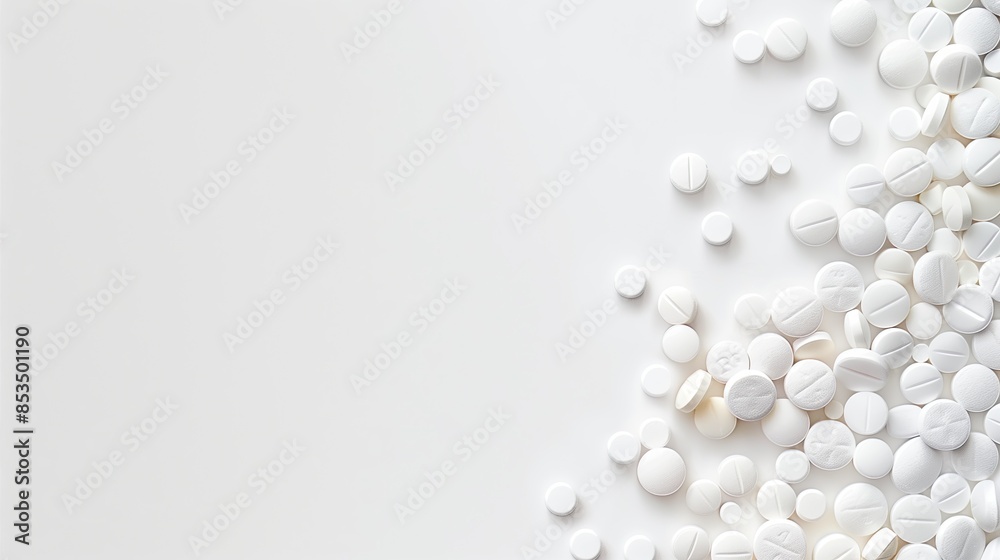 Pills Tablets Capsules Medication Closeup Backdrop Healthcare Wallpaper Pharmaceutical Marketing Background Isolated Medicine Concept on White Background with Copy Space for Text Pills Tablets Capsules Medication Closeup Backdrop Healthcare Wallpaper Pharmaceutical Marketing Background Isolated Medicine Concept on White Background with Copy Space for Text