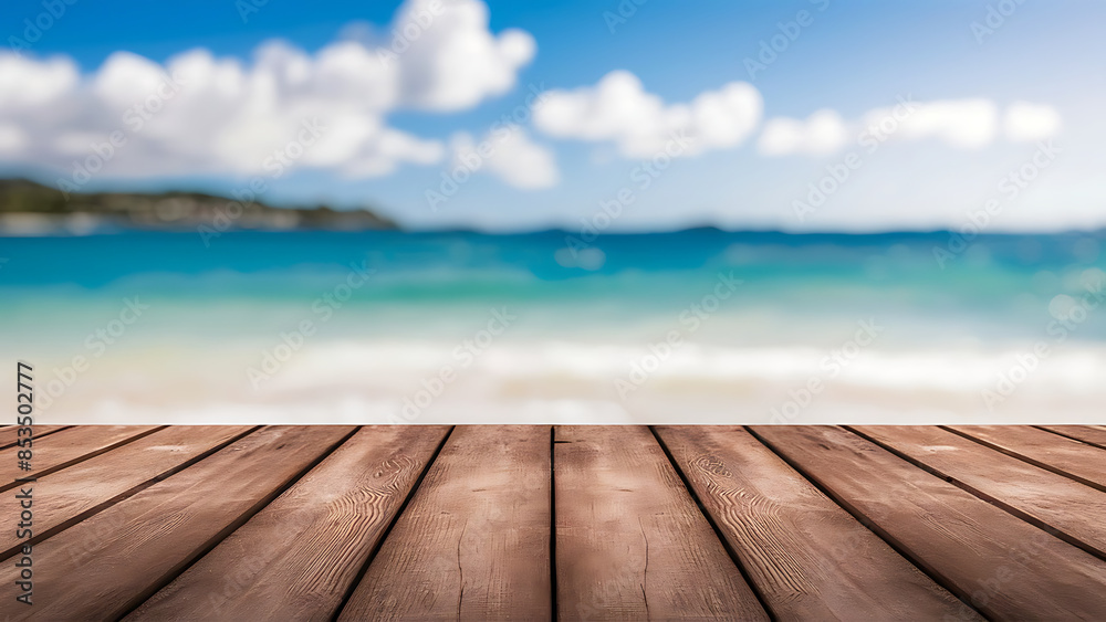 wooden pier and sea wooden pier and sea