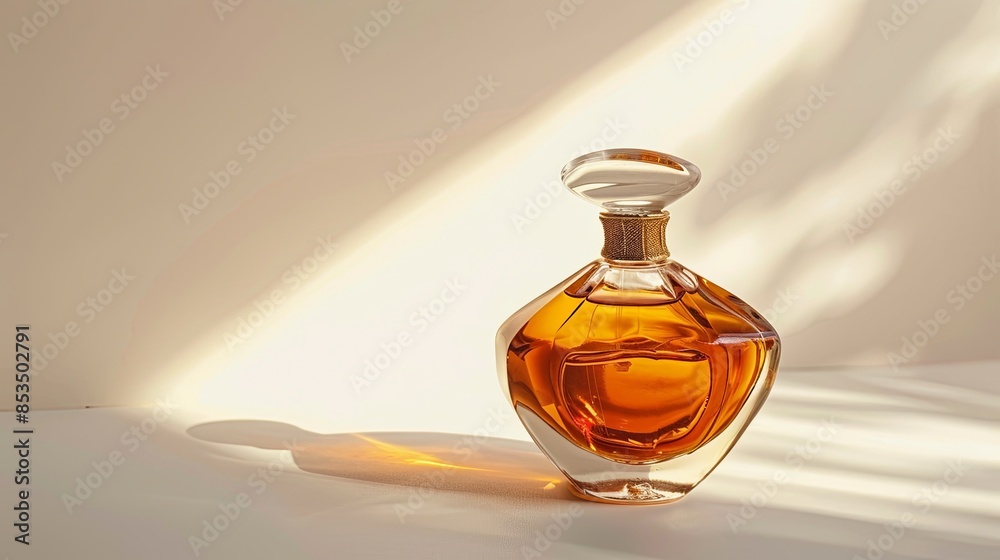 Perfume bottle on white background Perfume bottle on white background
