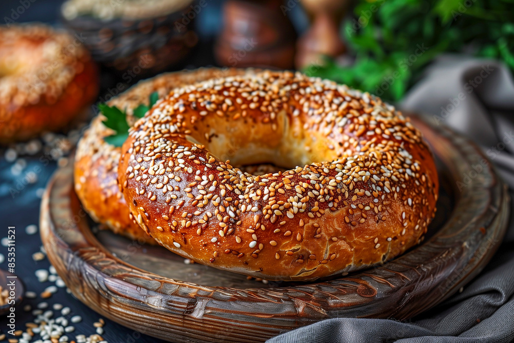 Simit Turkish Sesame Bagel Simit Turkish Sesame Bagel