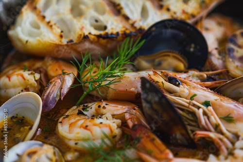 a pan of shrimp with shrimp and shrimp on it