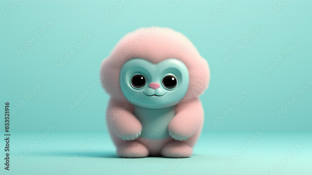 Adorable clay Gibbon and muted pastels blend in this charming 3D render by Blender, set against a matte background with subtle gradients. Adorable clay Gibbon and muted pastels blend in this charming 3D render by Blender, set against a matte background with subtle gradients.