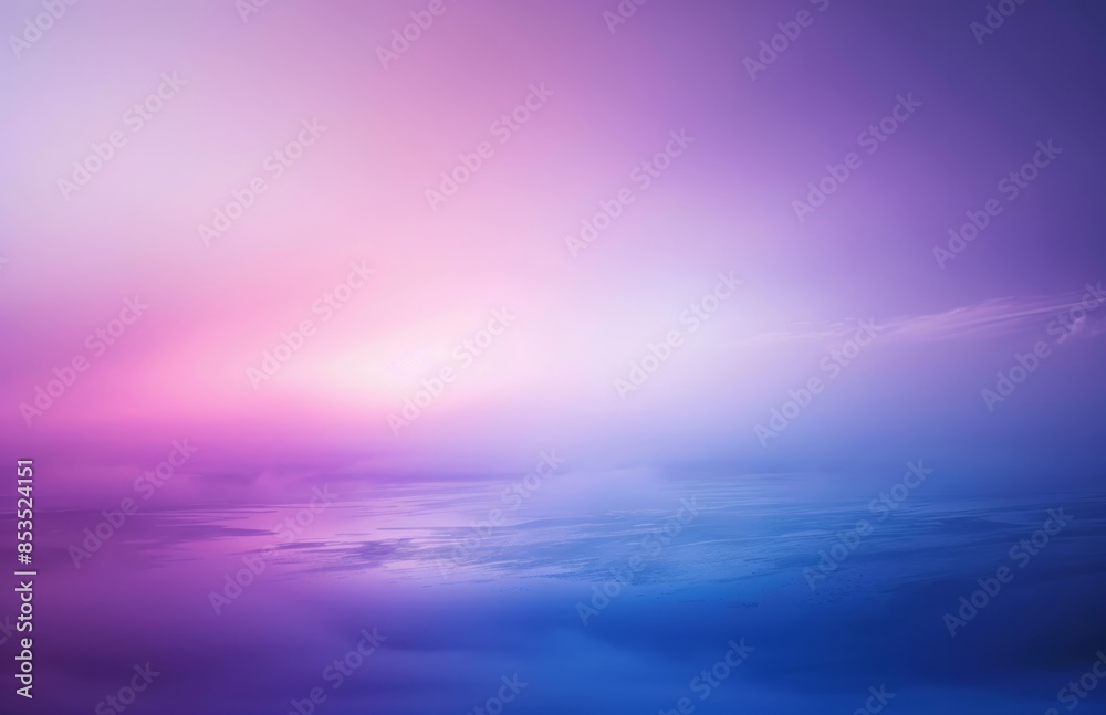 Fototapeta premium Minimalistic blurred purple and blue gradient background