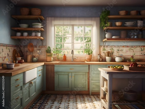 Cozy Kitchen Room Inspiration Photography Art