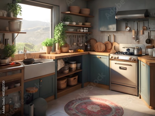 Cozy Kitchen Room Inspiration Photography Art