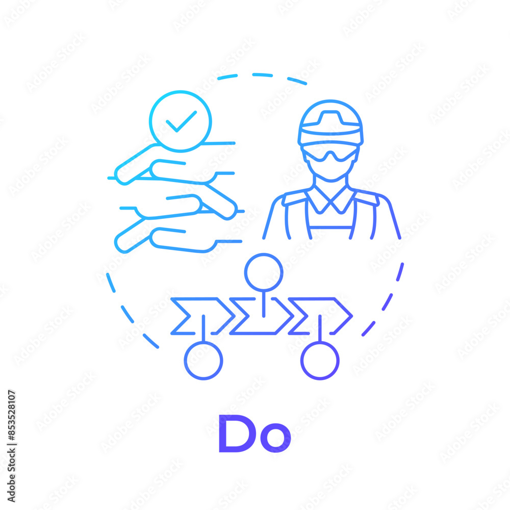 Do military philosophy blue gradient concept icon. Soldiers teamwork, collaboration. Round shape line illustration. Abstract idea. Graphic design. Easy to use in infographic, presentation Do military philosophy blue gradient concept icon. Soldiers teamwork, collaboration. Round shape line illustration. Abstract idea. Graphic design. Easy to use in infographic, presentation