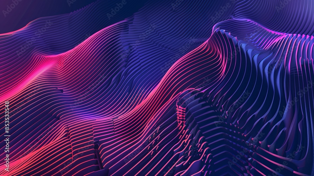 abstract lines background gradient in cyberpank style abstract lines background gradient in cyberpank style